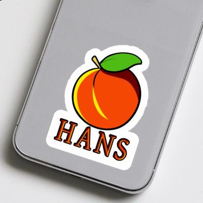 Sticker Hans Apricot Laptop Image