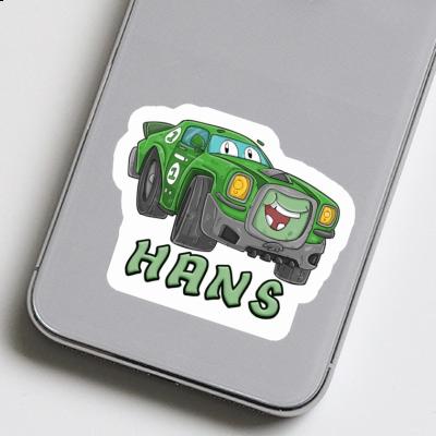 Rennauto Aufkleber Hans Notebook Image