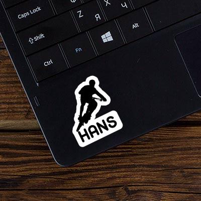 Sticker Biker Hans Laptop Image
