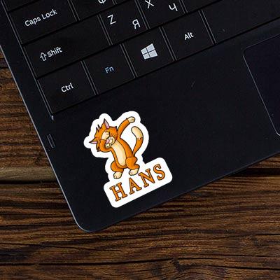Sticker Hans Cat Notebook Image