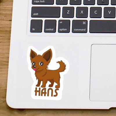 Hans Autocollant Chihuahua Gift package Image