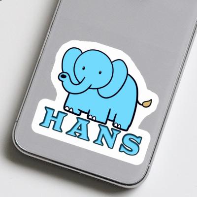 Sticker Hans Elephant Laptop Image