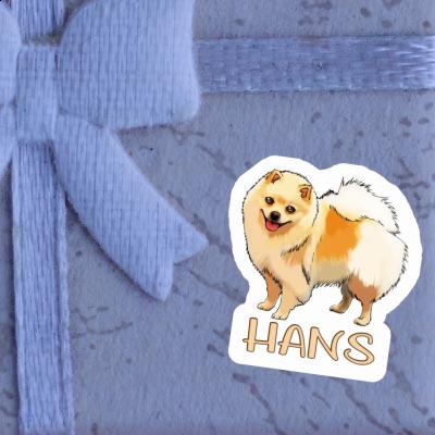 Hans Autocollant Spitz allemand Gift package Image