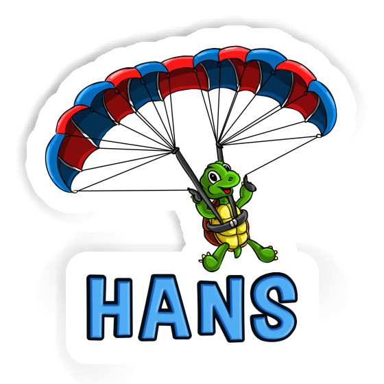 Pilote de parapente Autocollant Hans Notebook Image