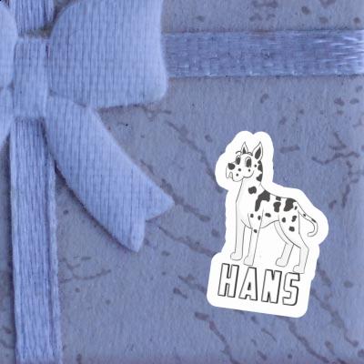Hans Autocollant Grand Danois Gift package Image
