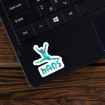 Sticker Gymnastin Hans Notebook Sticker Gymnastin Hans Notebook Image