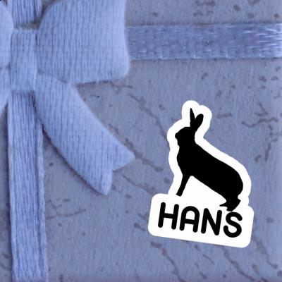 Rabbit Sticker Hans Image