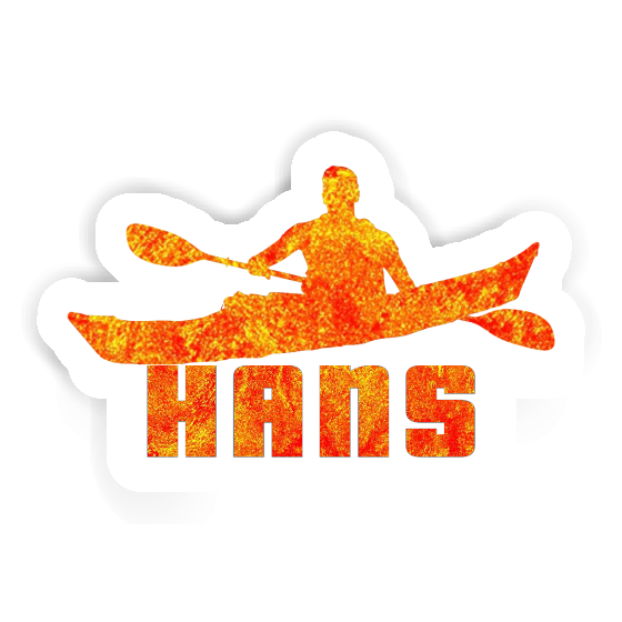 Sticker Kayaker Hans Gift package Image