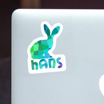 Sticker Rabbit Hans Notebook Image