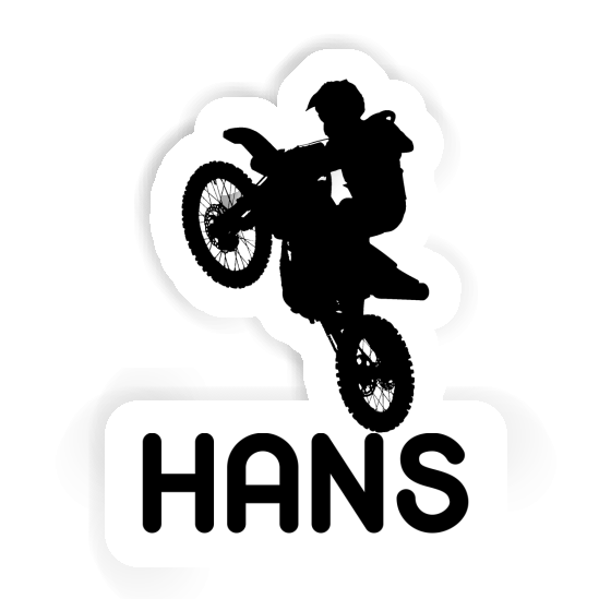 Hans Sticker Motocross-Fahrer Image
