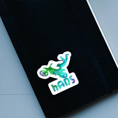 Sticker Motocross-Fahrer Hans Gift package Image