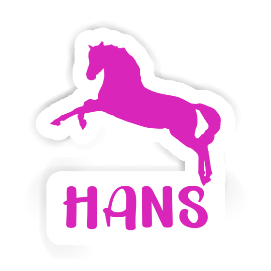 Autocollant Cheval Hans Laptop Image