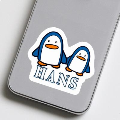 Sticker Penguin Hans Gift package Image