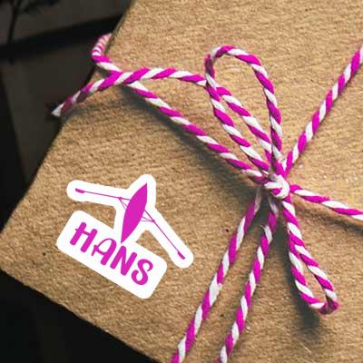 Aufkleber Ruderboot Hans Gift package Image