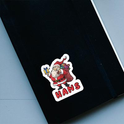 Weihnachtsmann Aufkleber Hans Gift package Image