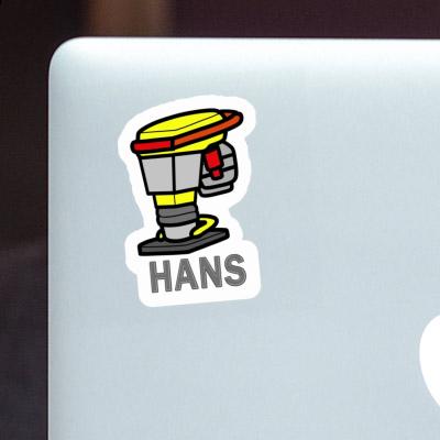 Sticker Vibrationsstampfer Hans Notebook Sticker Vibrationsstampfer Hans Gift package Image