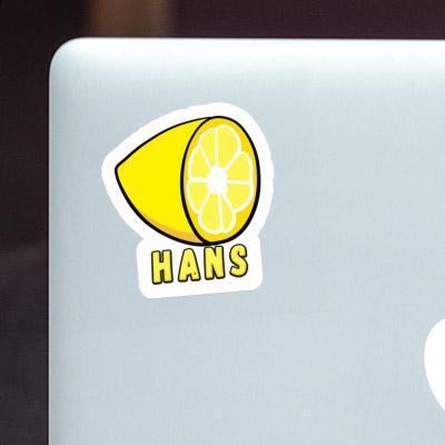Sticker Lemon Hans Notebook Image