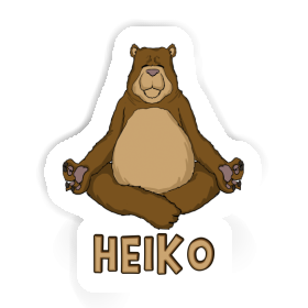 Sticker Heiko Yoga-Bär Image