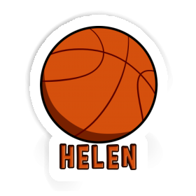 Basketball Ball Sticker Helen Image