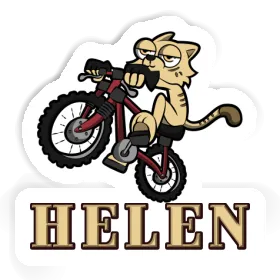 Sticker Helen Bicycle Image