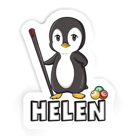 Sticker Billiards Player Helen Image