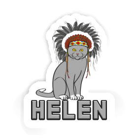 Amérindien Autocollant Helen Image