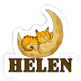 Aufkleber Helen Katze Image