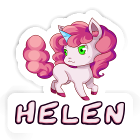 Helen Sticker Unicorn Image