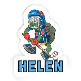 Autocollant Joueur de hockey sur glace Helen Image