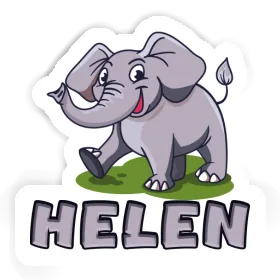 Helen Sticker Elephant Image