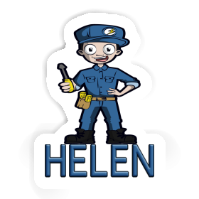 Sticker Electrician Helen Image