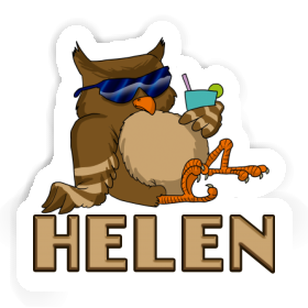 Helen Sticker Cool Owl Image