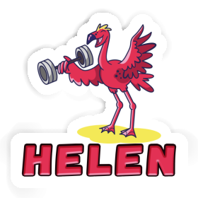 Sticker Helen Weight Lifter Image