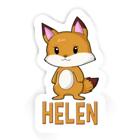 Autocollant Renard Helen Image