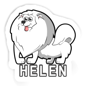 Helen Autocollant Spitz allemand Image