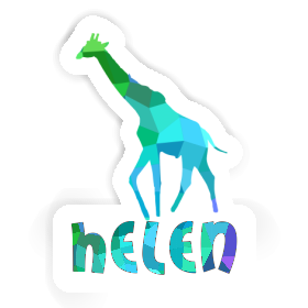 Helen Autocollant Girafe Image