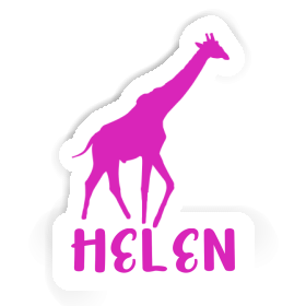 Helen Autocollant Girafe Image