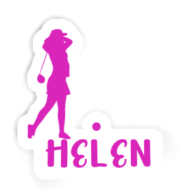 Golferin Sticker Helen Image