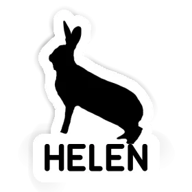 Aufkleber Kaninchen Helen Image