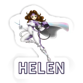 Aufkleber Frisörin Helen Image