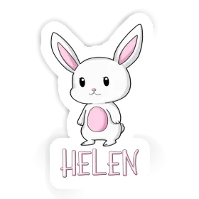 Hase Aufkleber Helen Image