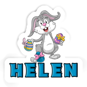 Aufkleber Osterhase Helen Image