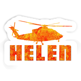 Helicopter Sticker Helen Image