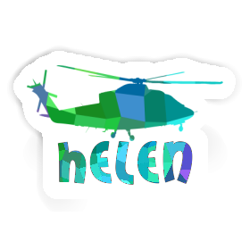 Hélicoptère Autocollant Helen Image