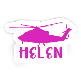 Sticker Helen Helicopter Image