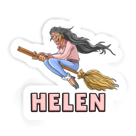 Helen Sticker Witch Image