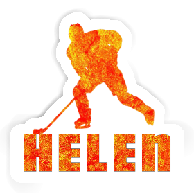 Sticker Hockey Player Helen Image