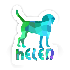 Helen Autocollant Chien Image