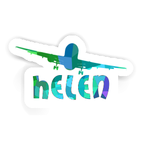 Airplane Sticker Helen Image