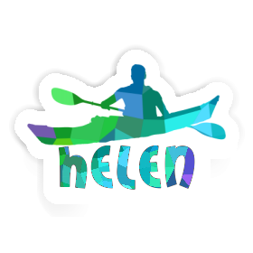 Helen Sticker Kajakfahrer Image